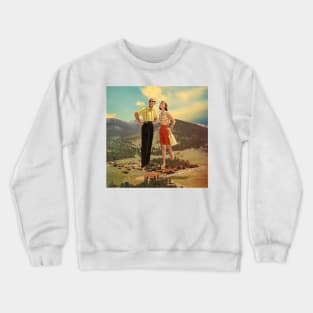 On The Bright - Surreal/Collage Art Crewneck Sweatshirt